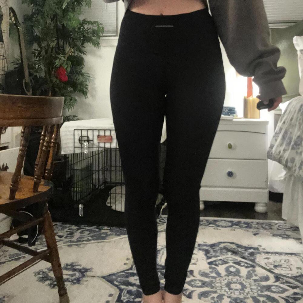 Lululemon Leggings Black & Grey Reversible